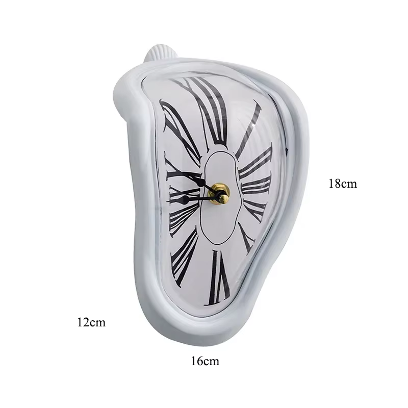 Horloge murale silencieuse à effet de fusion