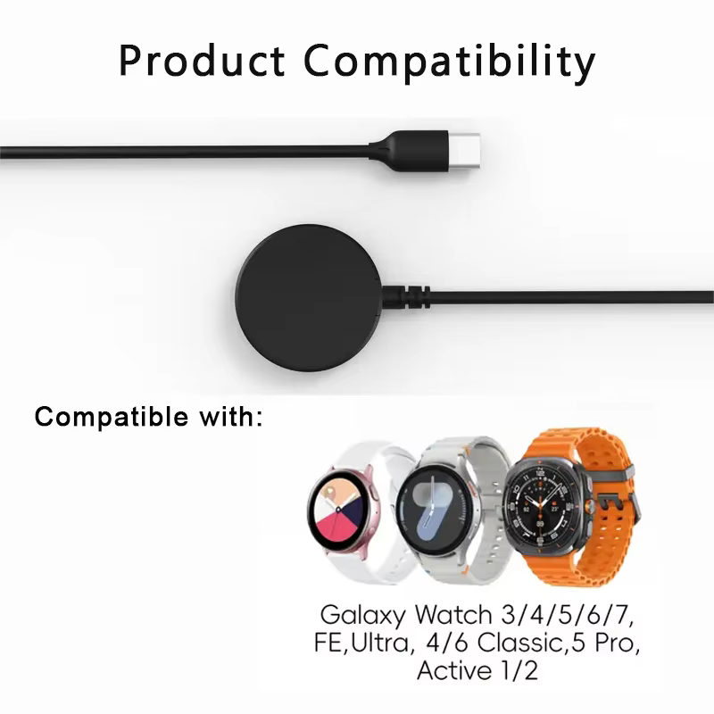 Chargeur pour Samsung Galaxy Watch compatible
