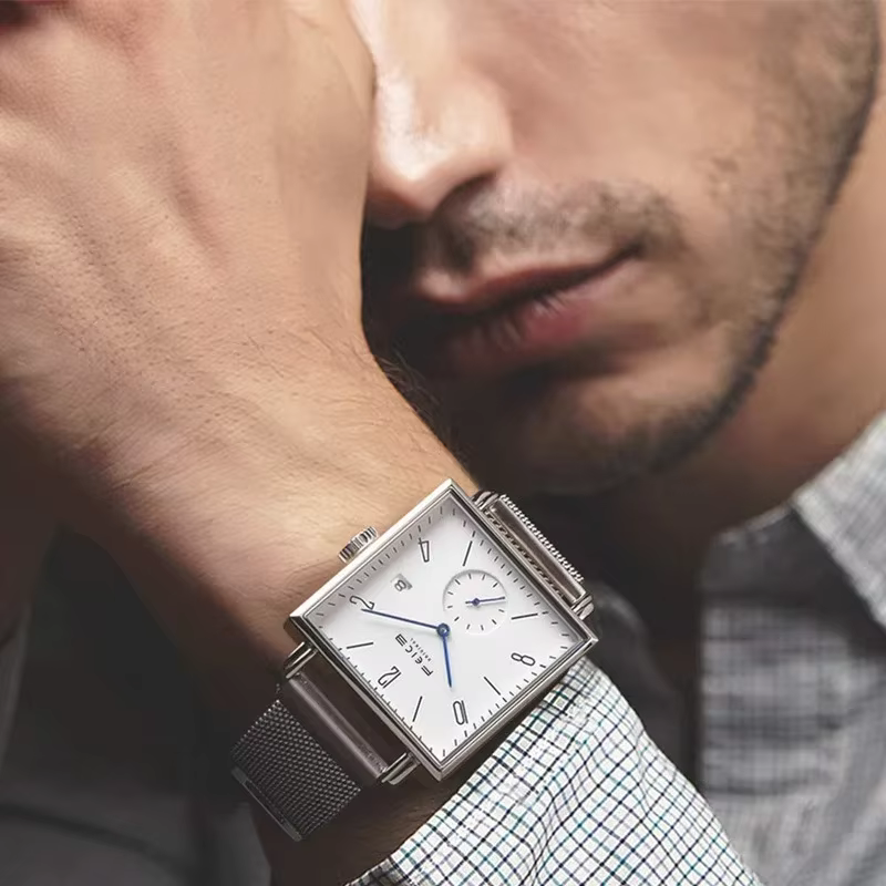 Montre Mécanique existent Simple et Décontractée pour Homme