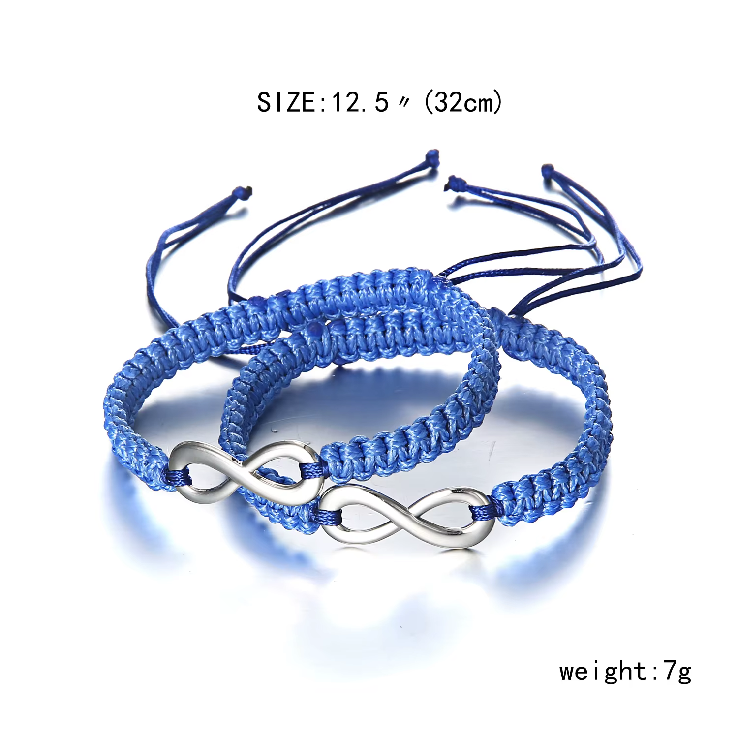 Bracelet porte-bonheur multicolore numéro 8 Infinity pour femmes et hommes, amitié, corde tressée à la main, breloque, cadeaux pour Couple, 2 pièces/ensemble
