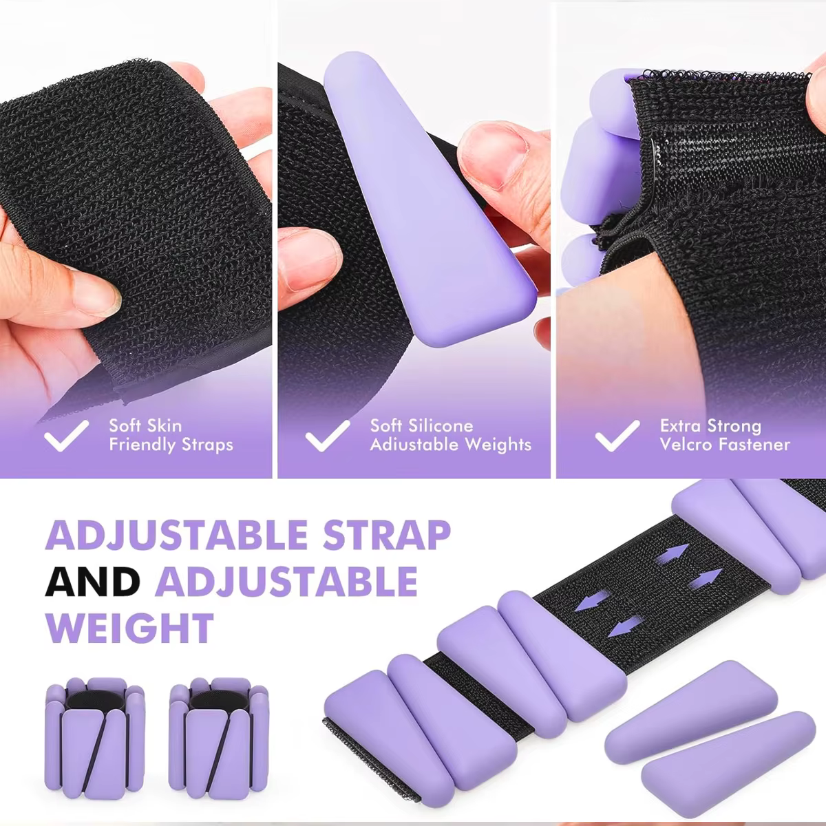 Poids de poignet, poids de cheville pour femmes et hommes