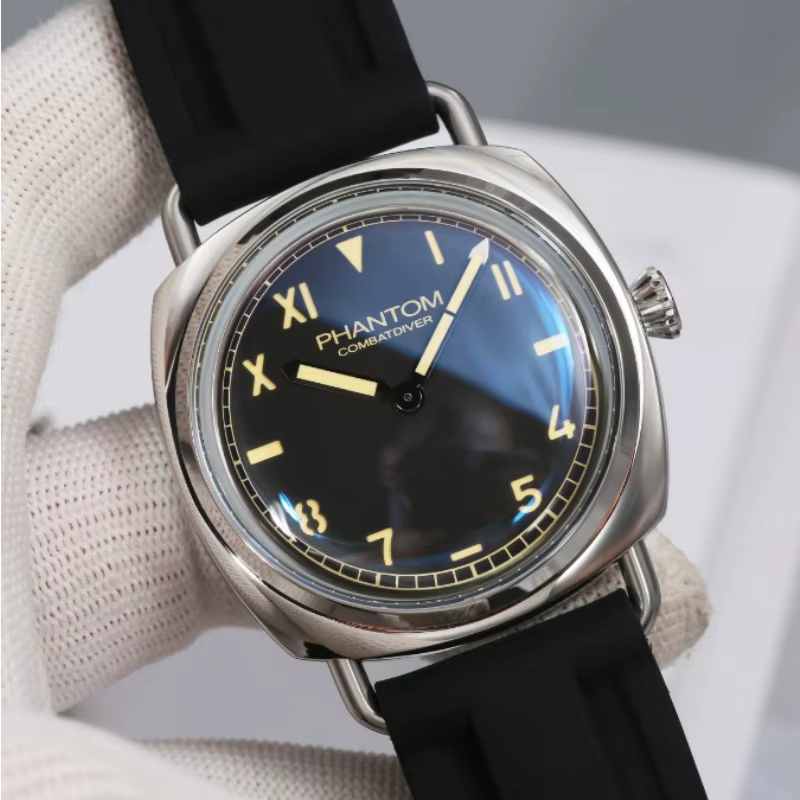 Hommage montres militaires pour Seiko Vh31 cadran stérile Super lumineux 100M dôme étanche Len Vintage