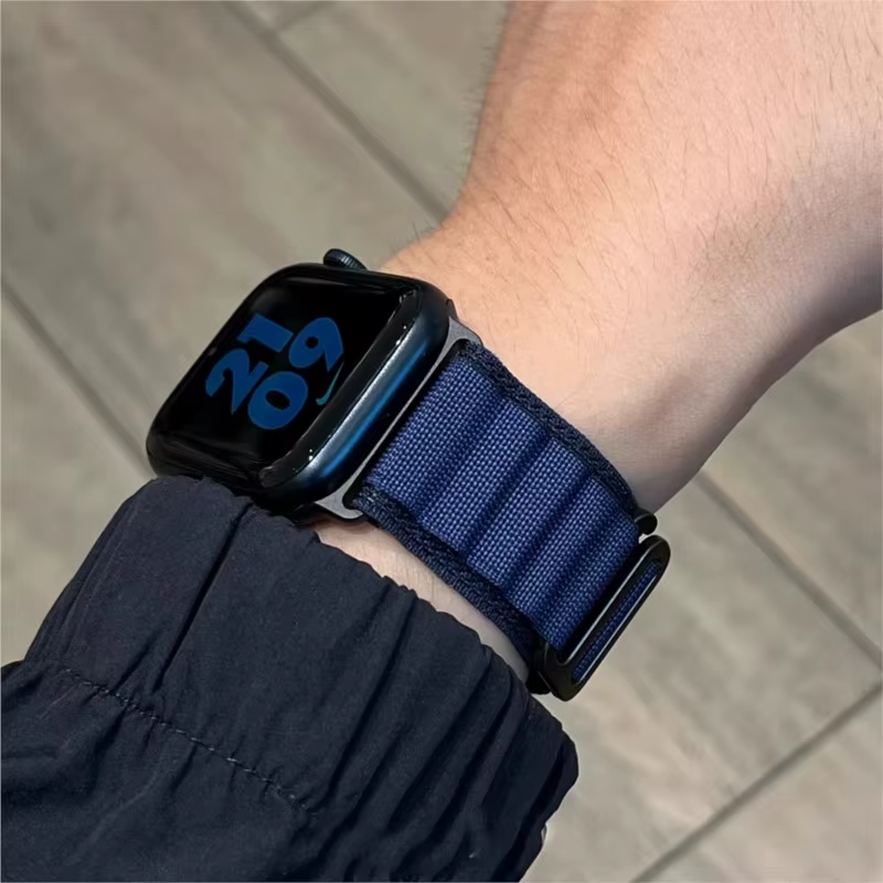 Bracelet à boucle alpine pour Apple Watch Ultra 3 bandes 49mm