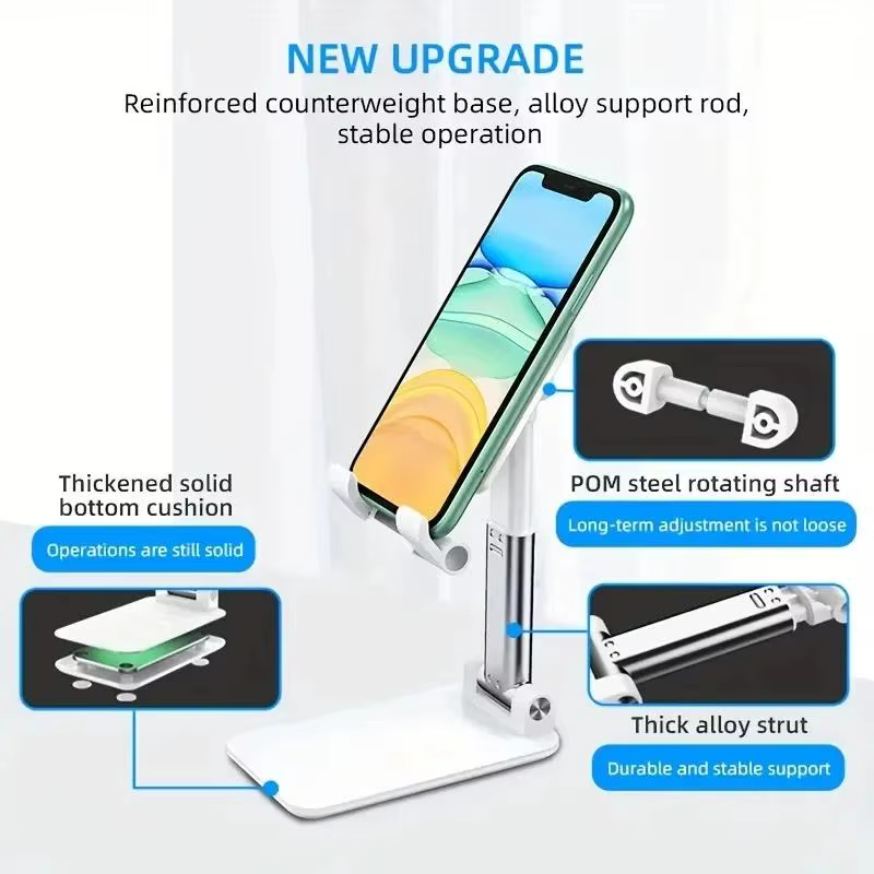 Support de téléphone portable de bureau support de tablette réglable de bureau support de téléphone portable de Table universel pour iPhone iPad Xiaomi Samsung