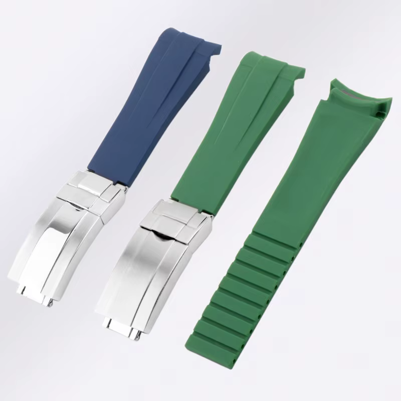 Bracelet de montre en caoutchouc de silicone
