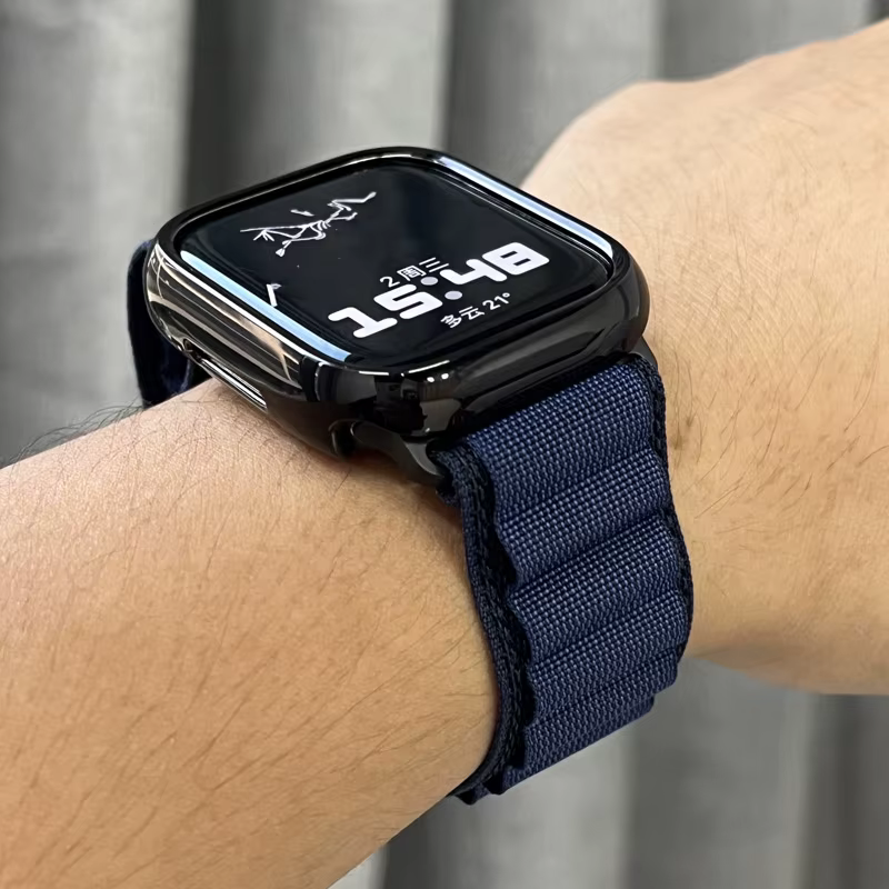 Boucle alpine pour bracelet de montre Apple ultra 2 49mm série 10 9 8 7 6 SE 5 4 46mm 42mm 40-44mm 45mm 41mm