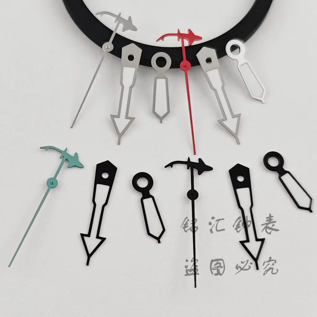Aiguilles de montre lumineuses vertes Shark NH35