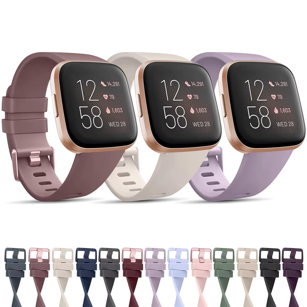 Bracelet de montre en TPU souple pour Fitbit Versa 1/Versa 2/Versa Lite