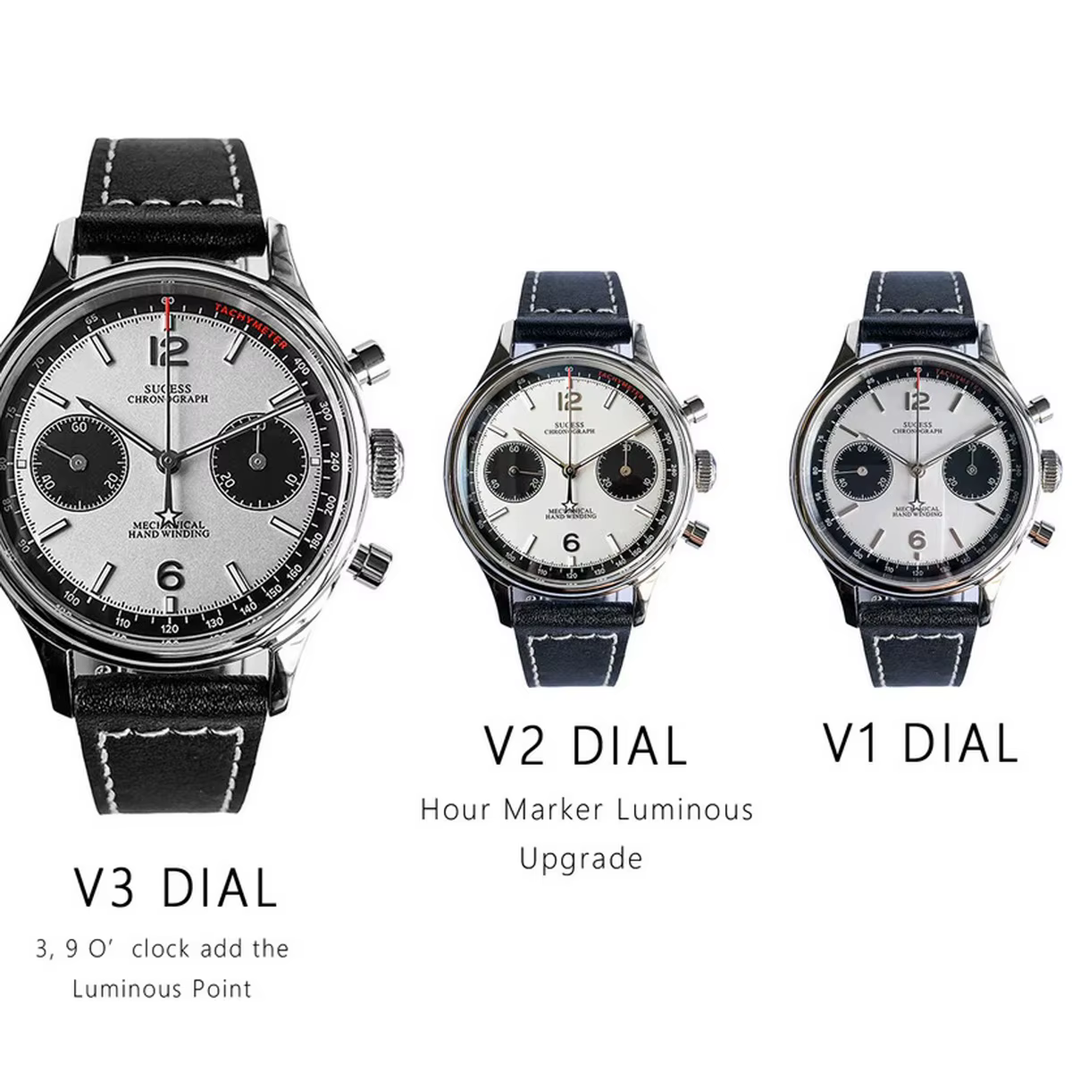 Sugess-Montre Pilote pour Homme