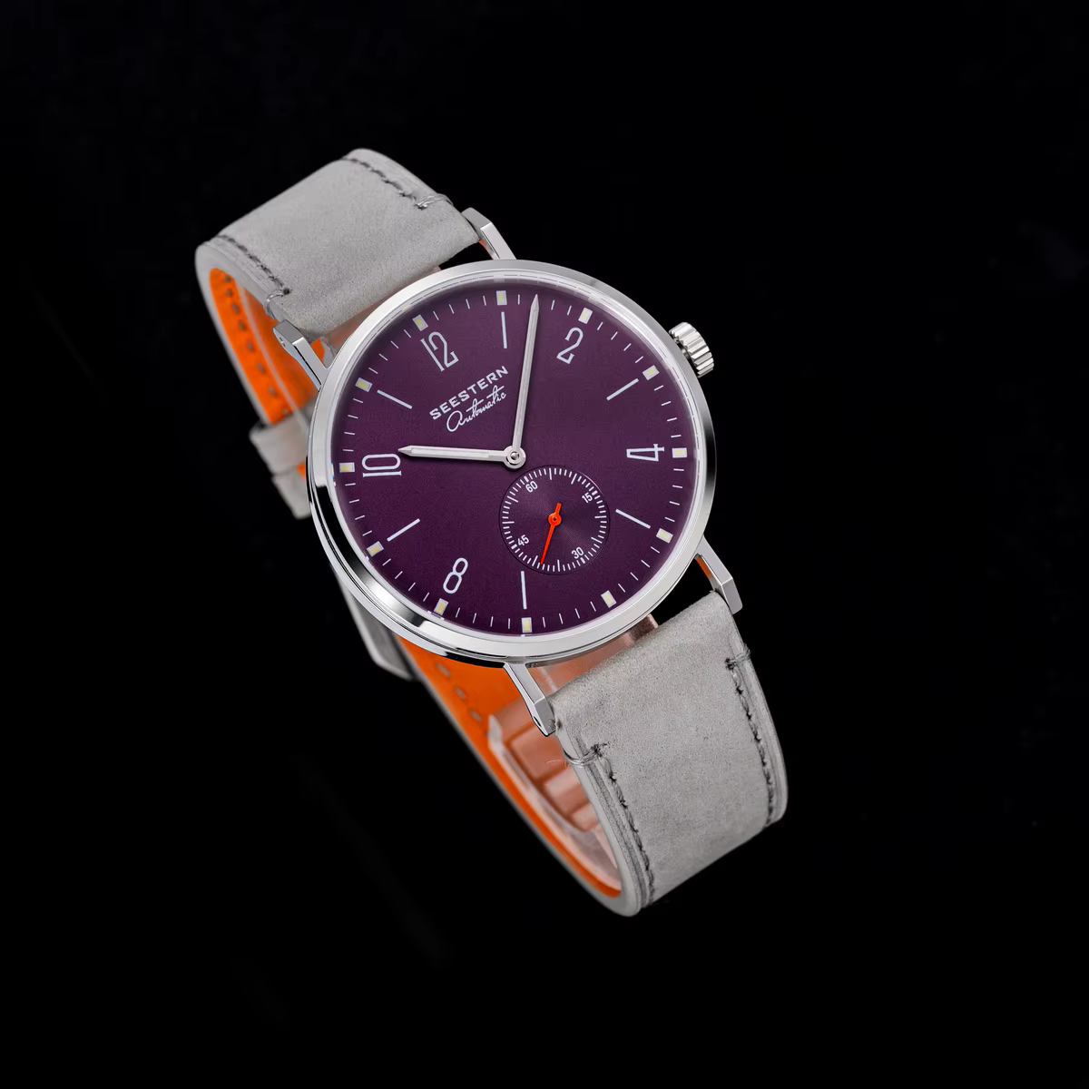 SEESTERN montre pour hommes pour affaires automatique ST1701 mouvement étanche montres mécaniques saphir cristal Ultra mince horloge