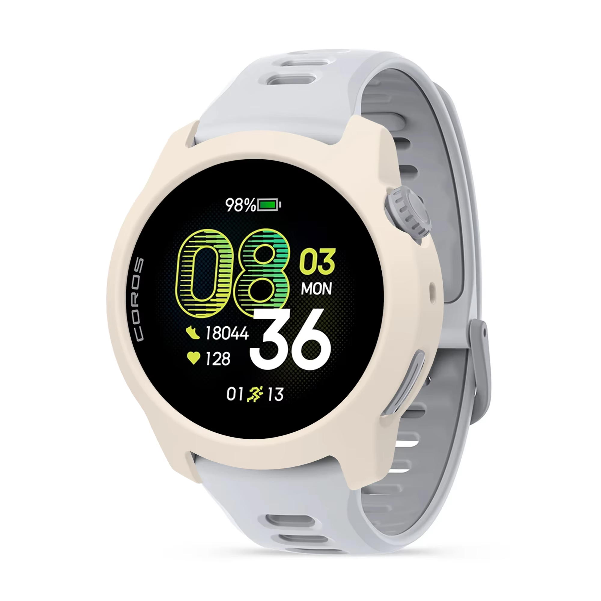 Coque légère en silicone souple pour montre Coros Pace 4