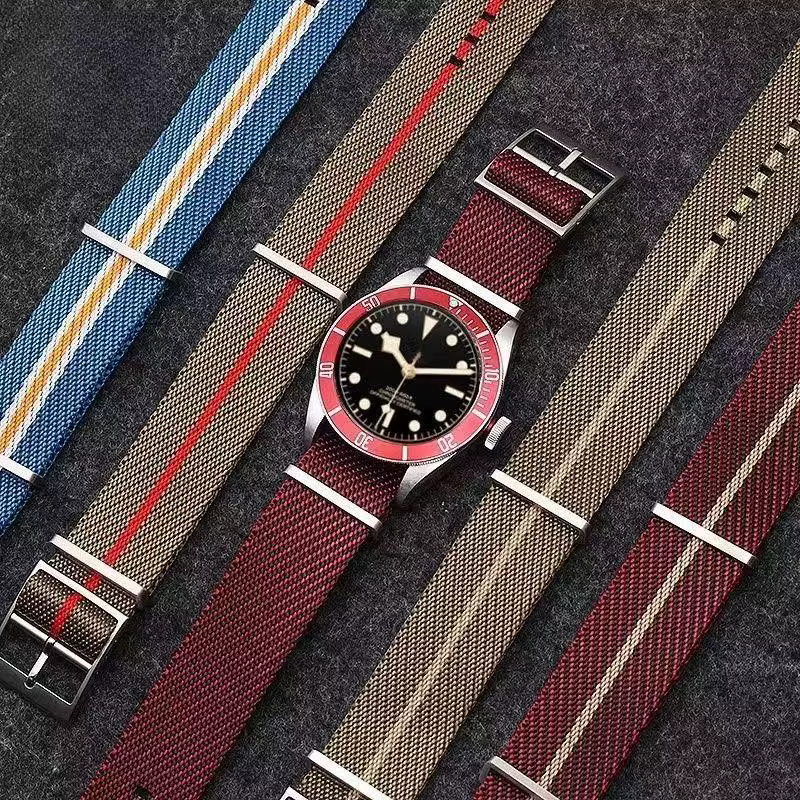 Bracelet de montre en Nylon otan pour gouvernail Tudor Omega hippocampe Seiko Rolex
