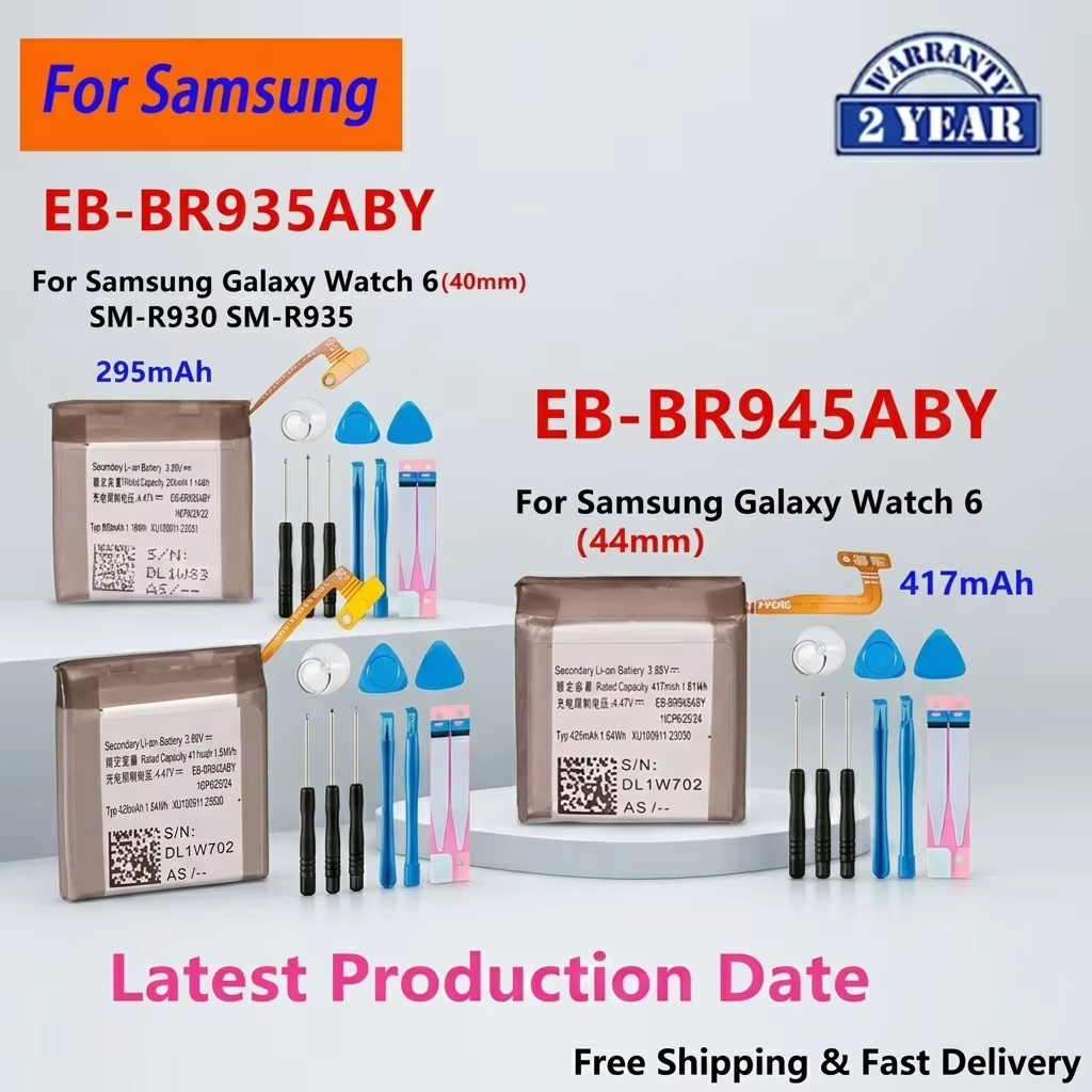 Batterie de remplacement pour Samsung Watch 6 40mm 44mm SM-R930 R935 R940 R945