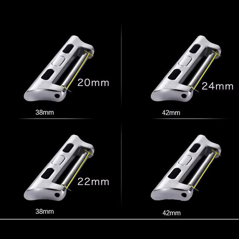 Connecteur métallique pour Apple Watch série 9 8 7 se 6 3