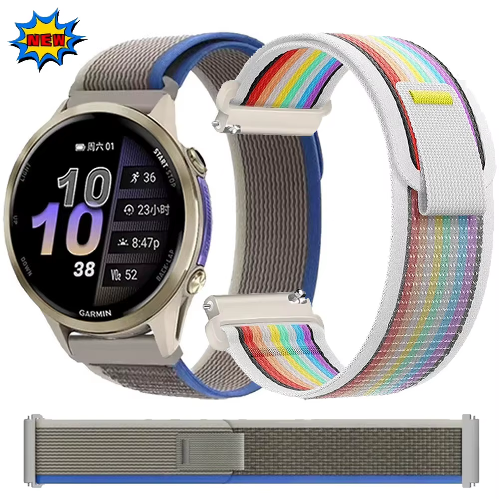 Bracelet de sport en Nylon pour Garmin Forerunner 970 965 955 570 165 55