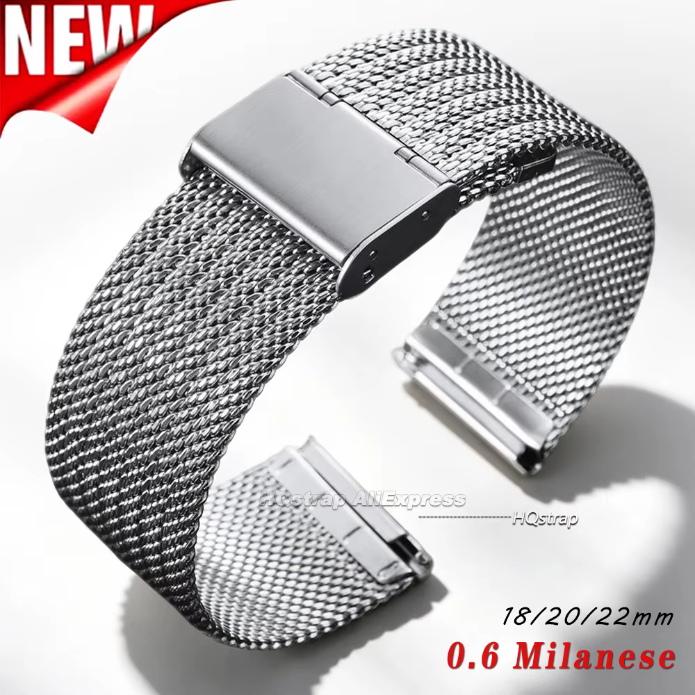 Bracelet de montre en maille milanaise 0.6