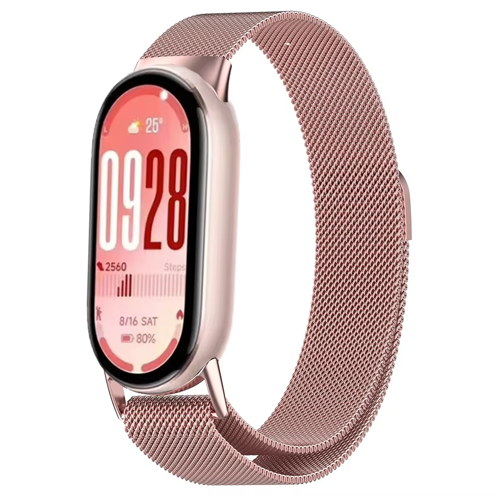 Bracelet milanais magnétique pour Xiaomi Mi Band 10 9 8