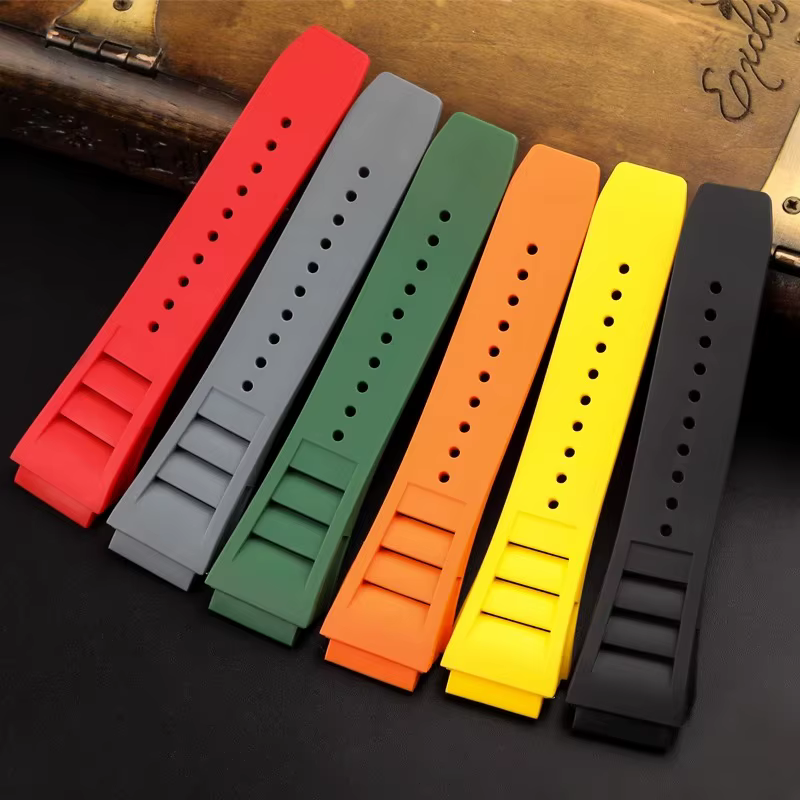 Bracelet de montre en caoutchouc de style d'oreille frais