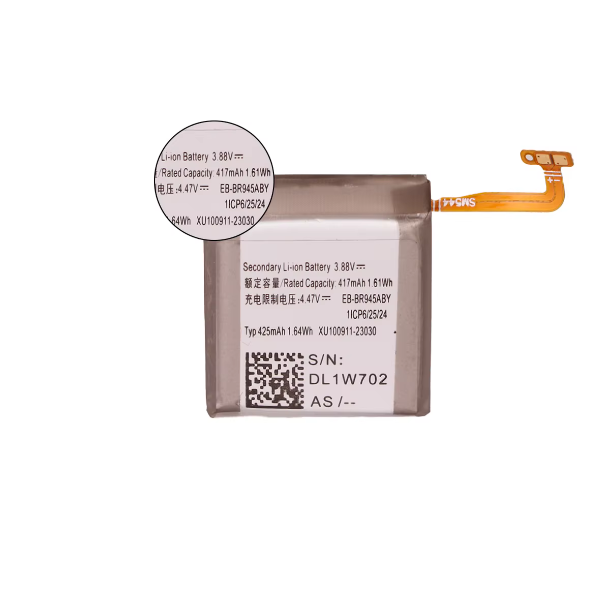 Batterie de remplacement pour Samsung Watch 6 40mm 44mm SM-R930 R935 R940 R945
