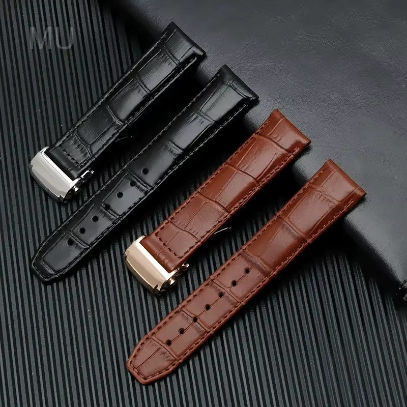 Montre en cuir de vachette respectueux de la peau