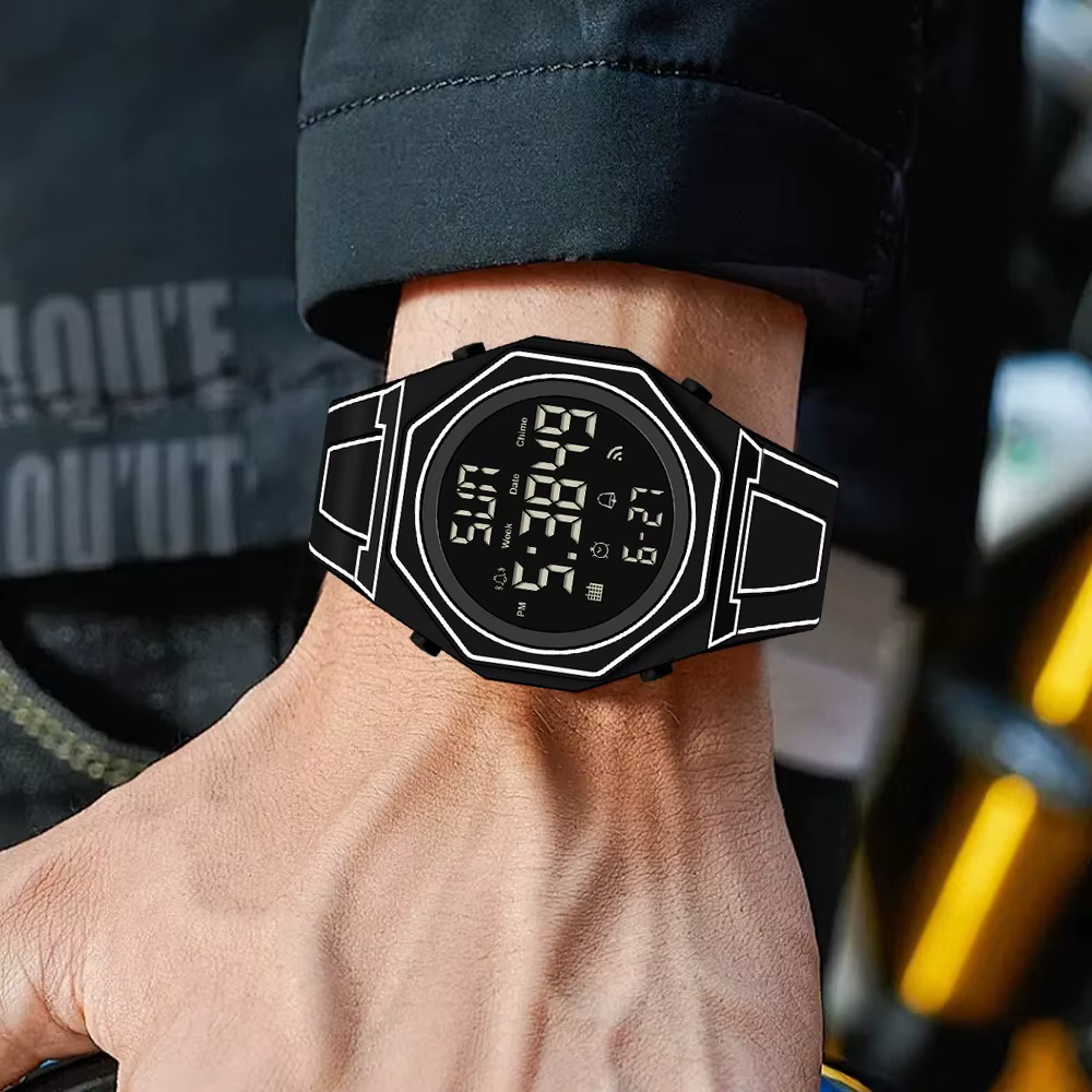 Montre d'athlétisme créative