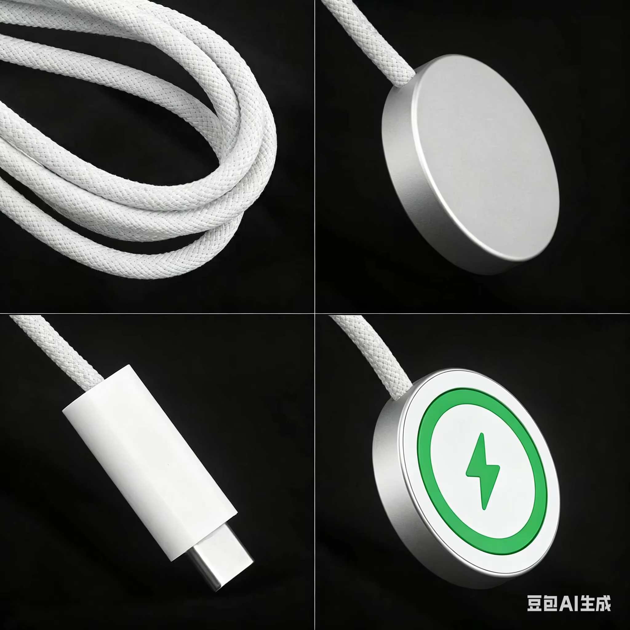 Cordon de chargeur USB C Compatible pour Apple Watch câble de chargement de montre magnétique