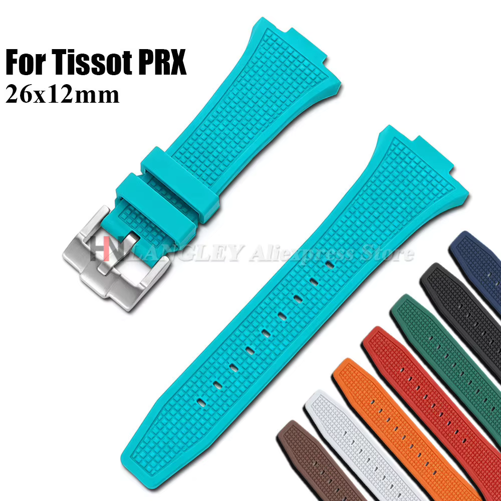 Bracelet de montre en Silicone souple pour Tissot PRX Super Player T137.407-410