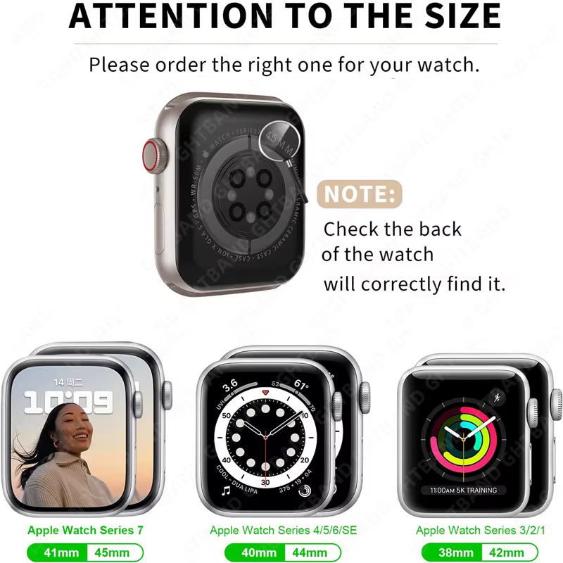 Housse de protection d'écran pour Apple Watch 44mm 45mm 40mm 41mm