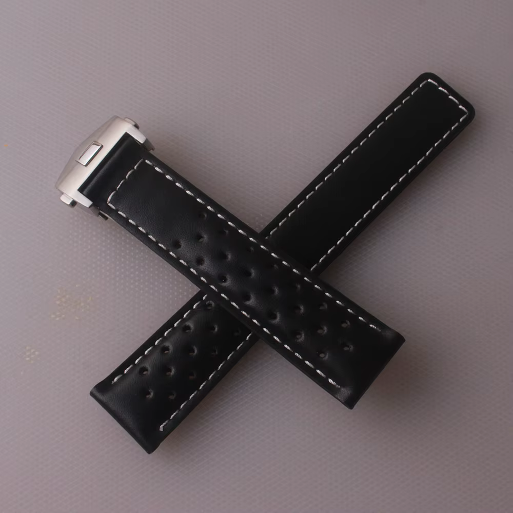 Bracelet de montre en cuir véritable