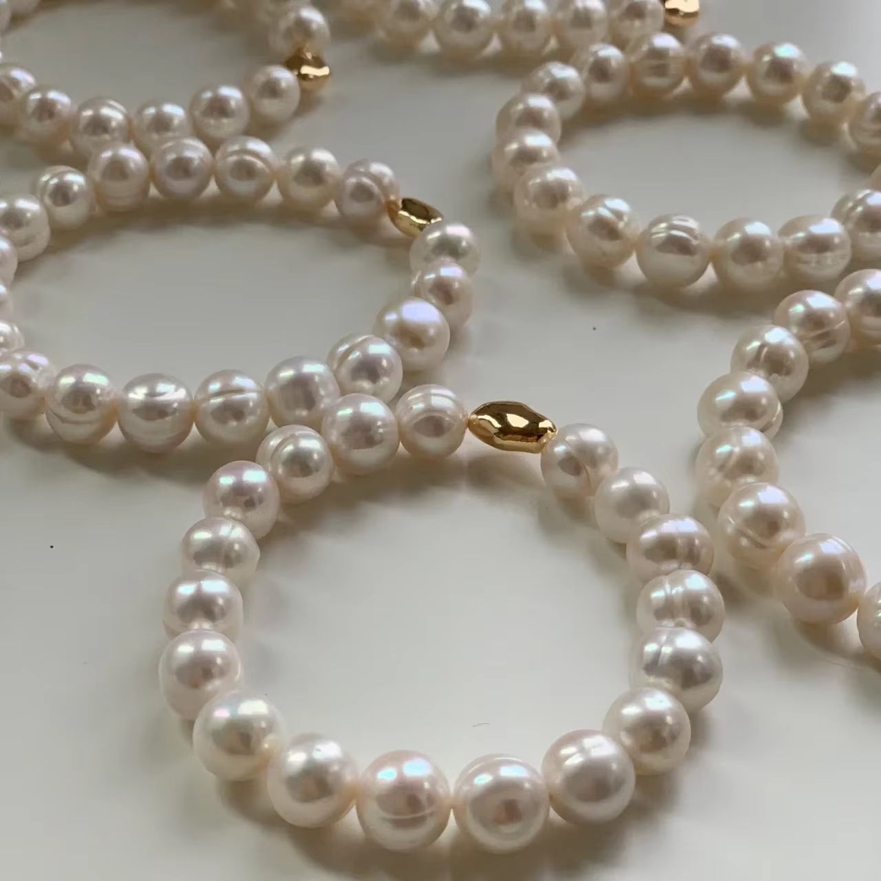 Bracelet de perles d'eau douce naturelles pour femme