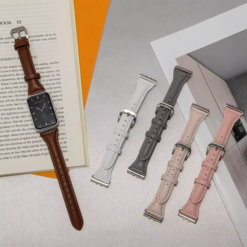 Nouveau Bracelet en cuir pour Samsung Galaxy montre Fit 3 Smartwatch