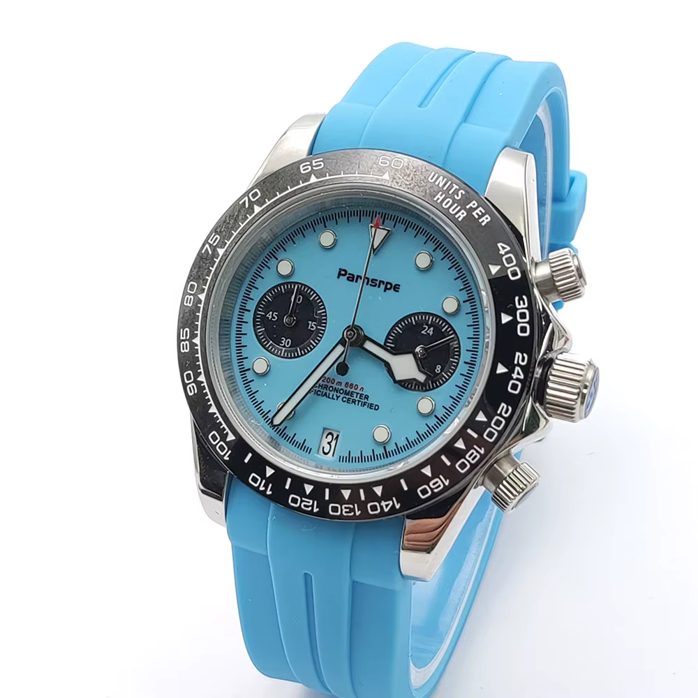 Nouveau chronographe VK64 montre à Quartz 39.5mm 316L acier inoxydable 50M étanche lumineux hommes sport affaires montres