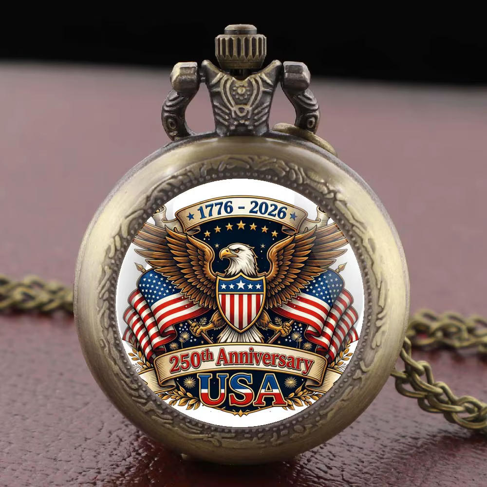 Montres de poche vintage en verre bombé à quartz