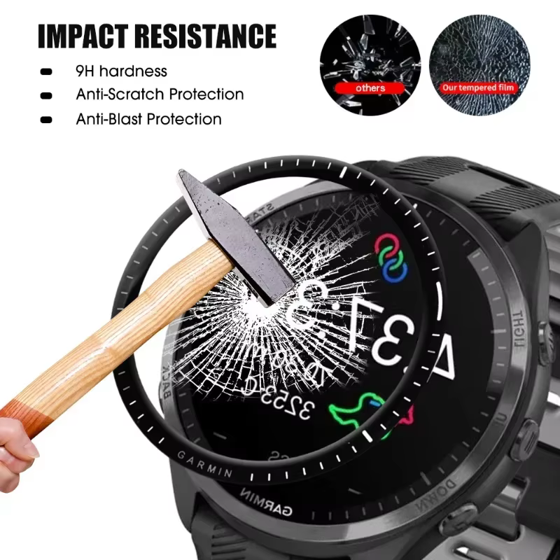 Protecteur d'écran anti-rayures pour Garmin Forerunner 965