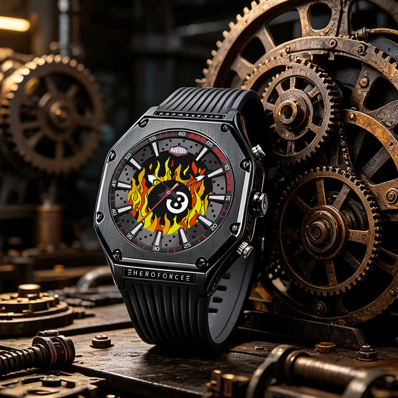 Nouvelle Montre Homme HEROFORCE 2026 Originale à Affichage Double Lumineux