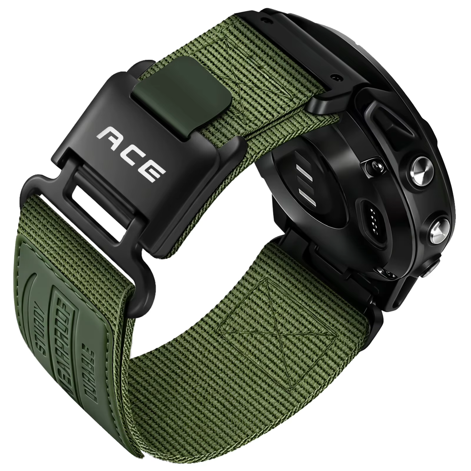 Bracelet en nylon de haute qualité spécial Garmin QuickFit - 22/26 mm