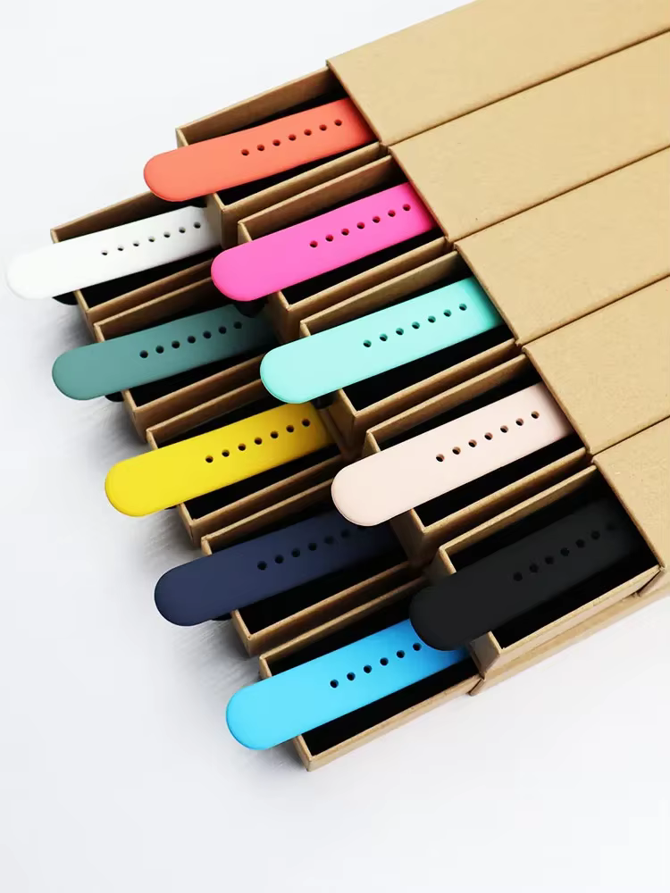 Bracelet sport en silicone pour Apple Watch