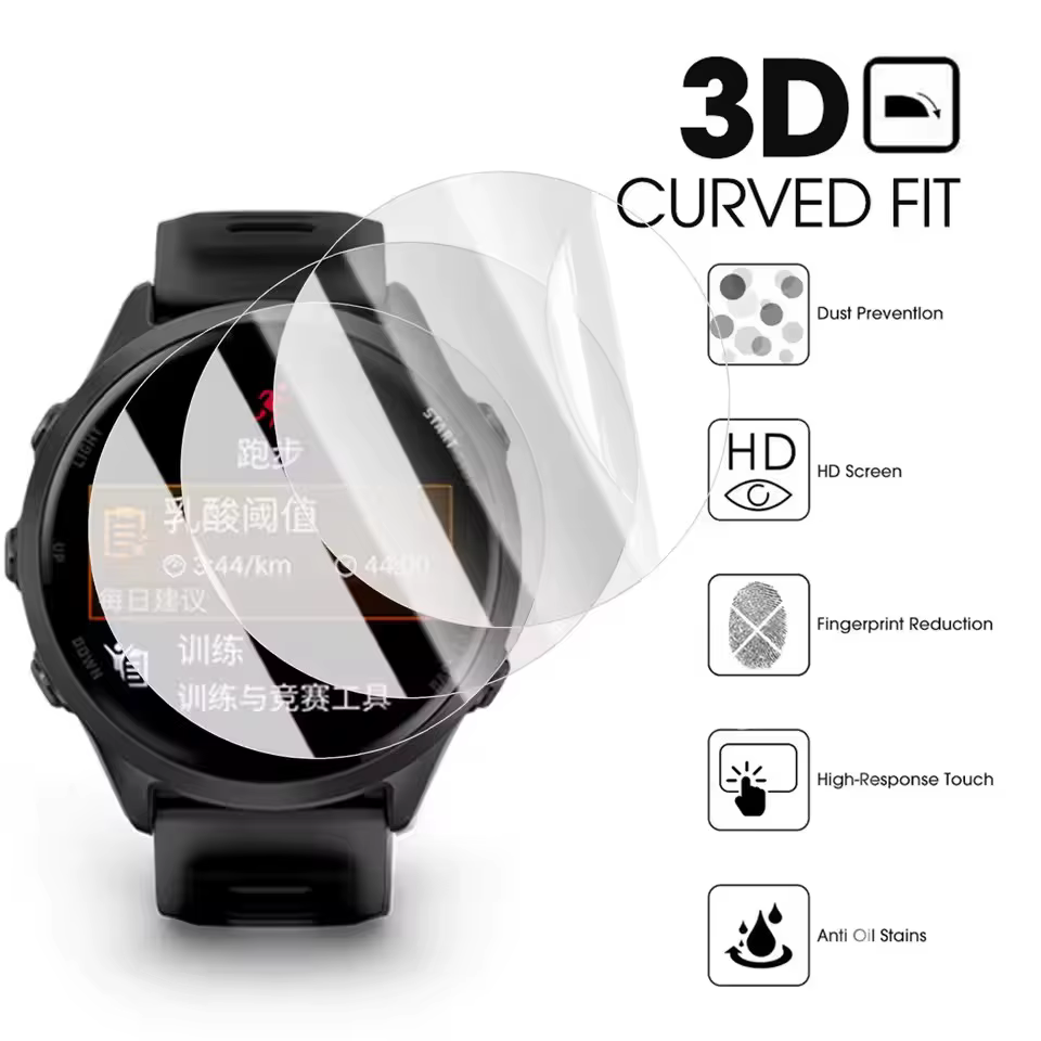 Film Hydrogel pour montre intelligente Garmin Vivoactive 6/5/4/4s Venu3/3s/2s 2Plus
