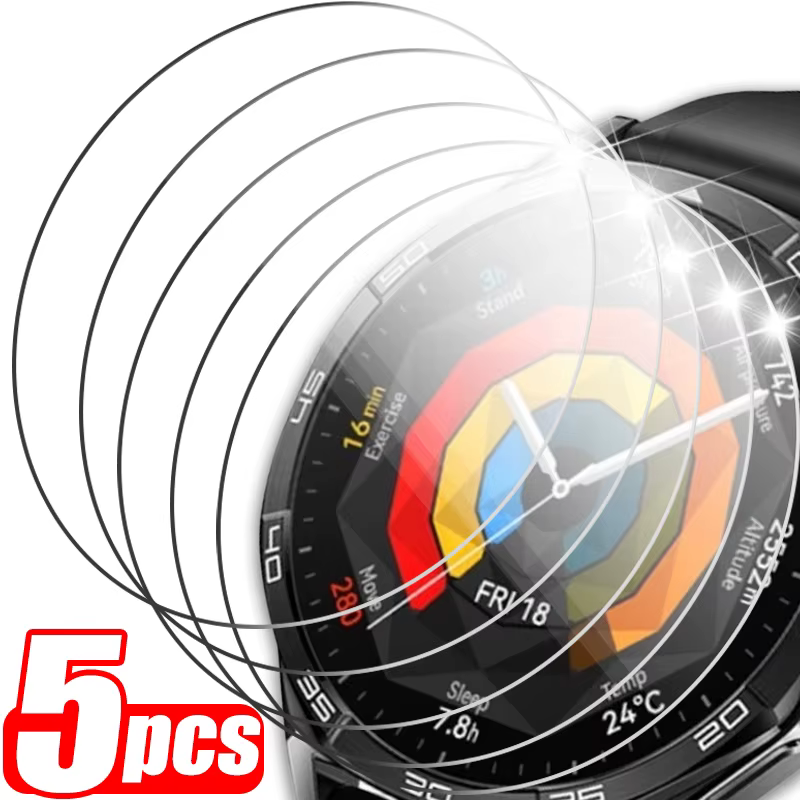 41mm 46mm verre de protection pour Huawei montre GT 5 4 3 2 Pro Smartwatch protecteur d'écran