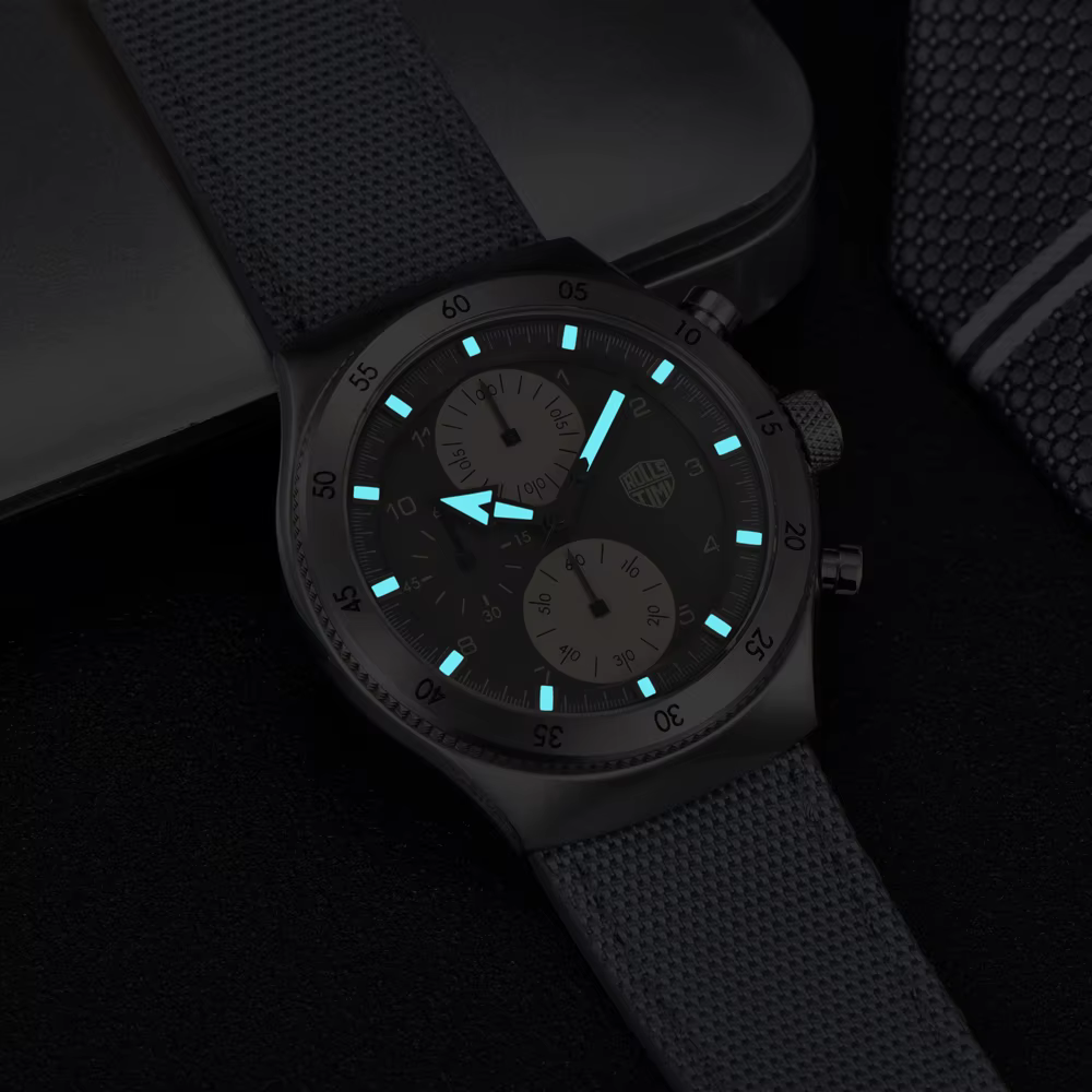 Montres pour hommes 2026 RollsTimi Nouvelle montre à quartz en nylon tendance