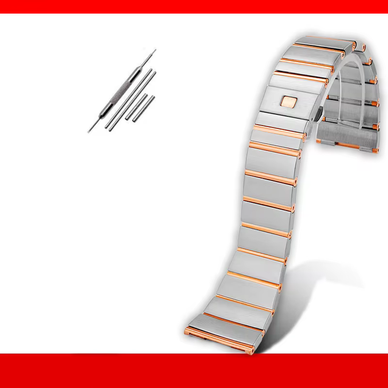 Bracelet de montre en acier pour homme et femme