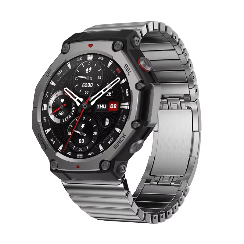 Bracelet en métal de luxe pour montre intelligente Amazfit t-rex 3