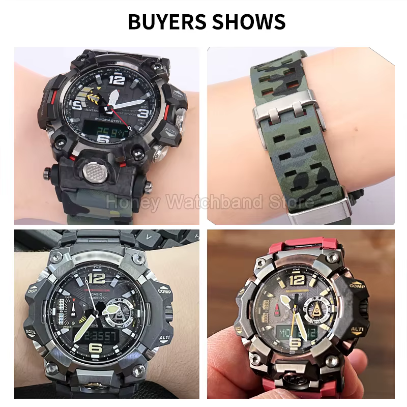 Pour Casio G-SHOCK Mudmaster II GWG - 2000 bracelet léger respirant résine