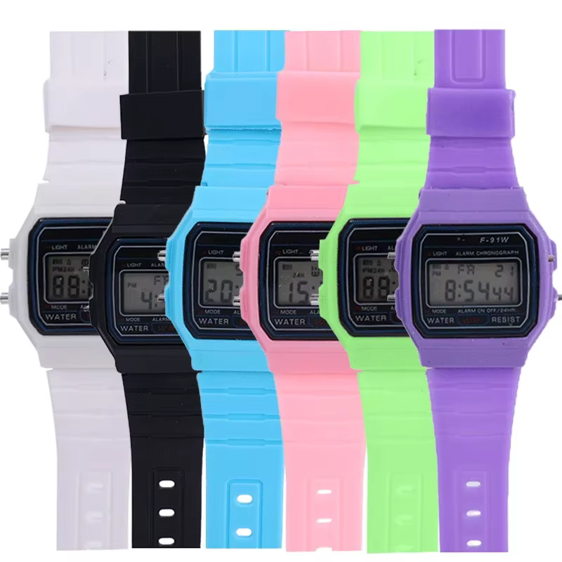 F91W montres numériques pour hommes femmes LED montre-bracelet électronique étanche sport montre militaire femme horloge Relojes Digitales