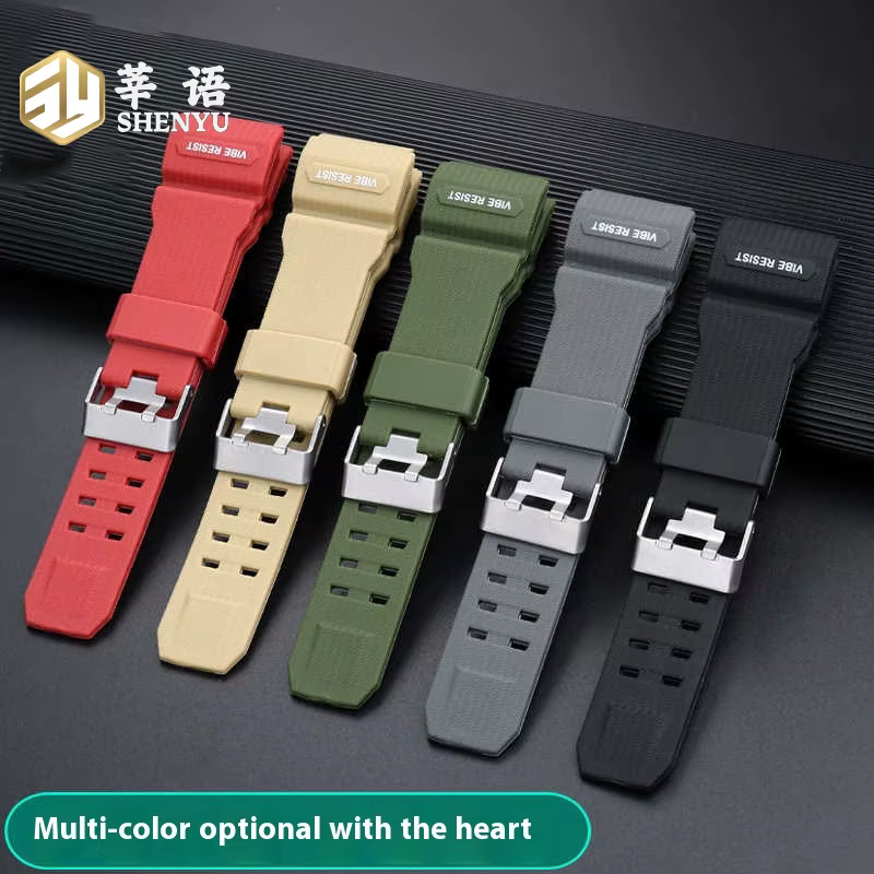Pour Casio G-SHOCK Mudmaster série bracelet de montre GWG-1000 résine Silicone