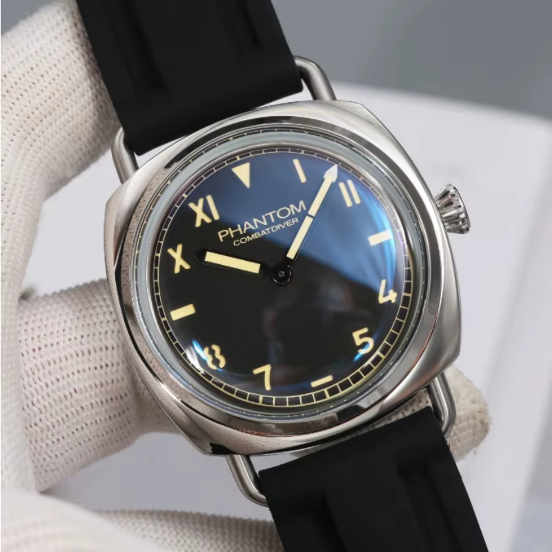 Hommage montres militaires pour Seiko Vh31 cadran stérile Super lumineux 100M dôme étanche Len Vintage