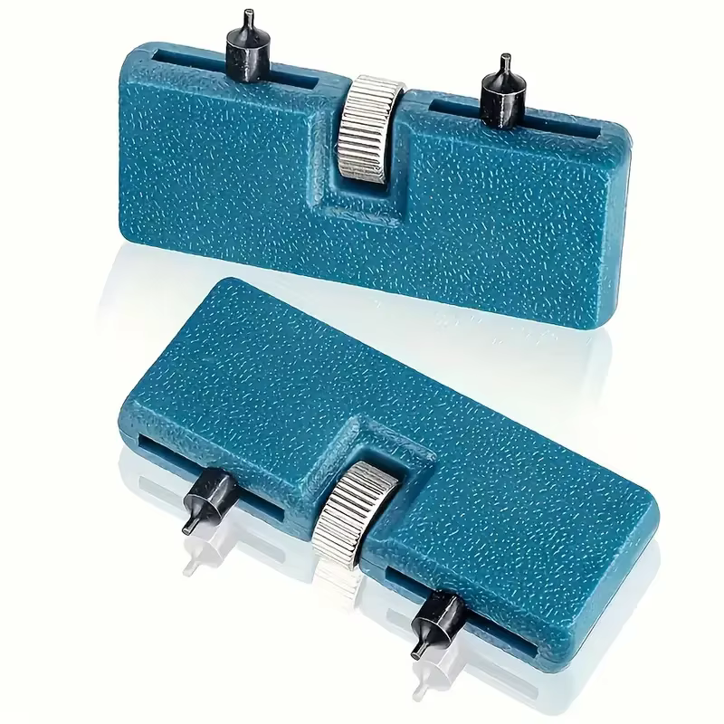 Outil d'ouverture de boîtier de montre robuste avec poignée antidérapante. Pour une ouverture de précision des montres mécaniques/à quartz. Idéal pour le bricolage