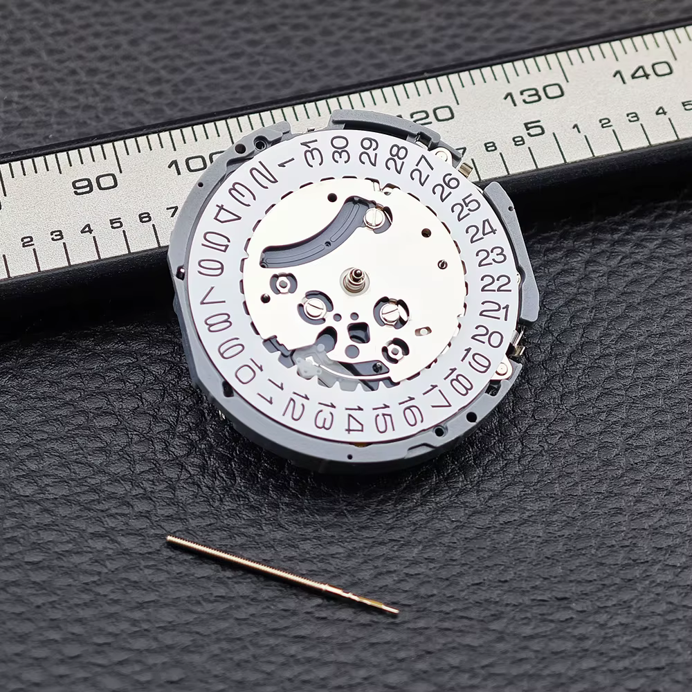 VK63A VK63 mouvement à Quartz Date à 3 heures chronographe montre