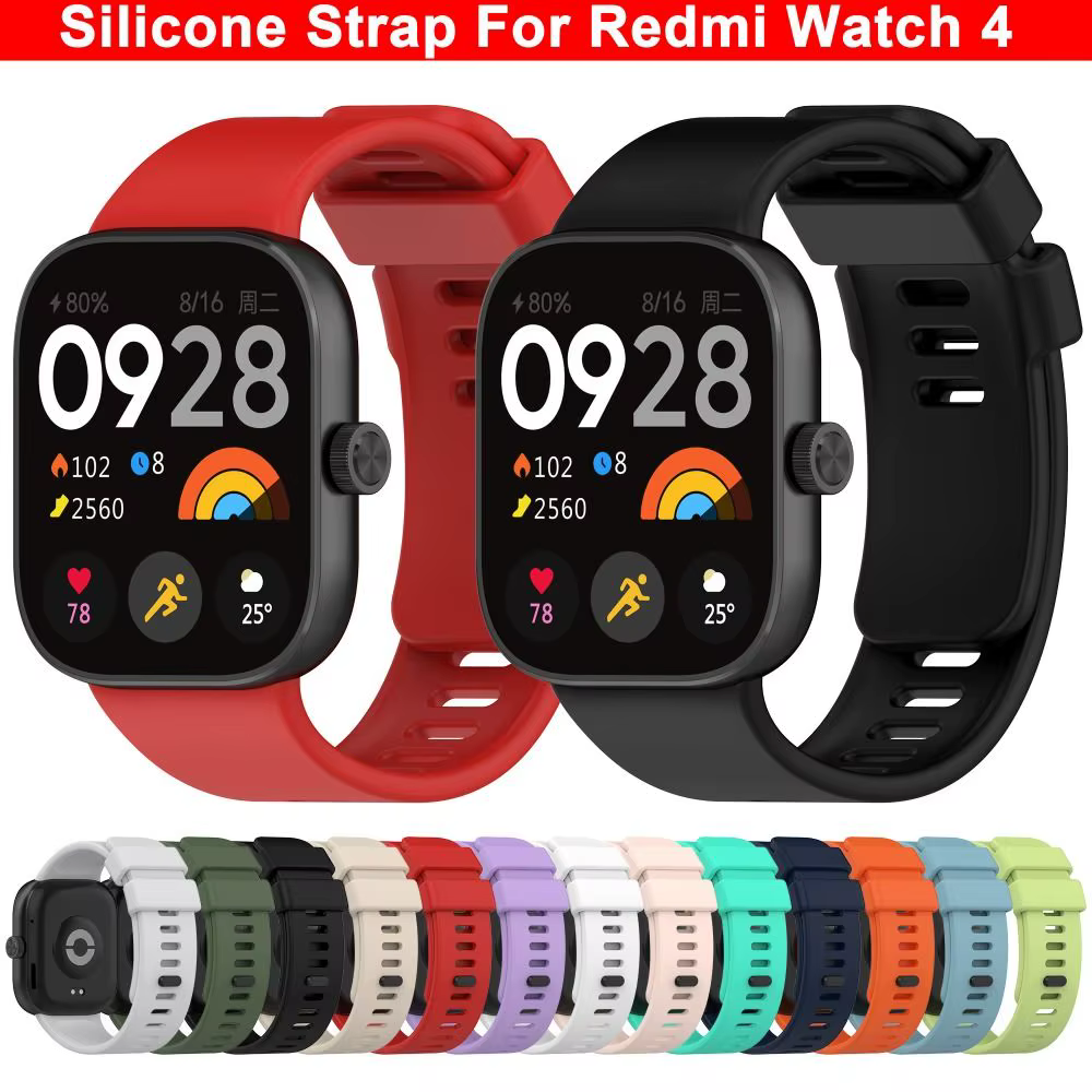 Bracelet de rechange en silicone pour montre intelligente Redmi Watch 4