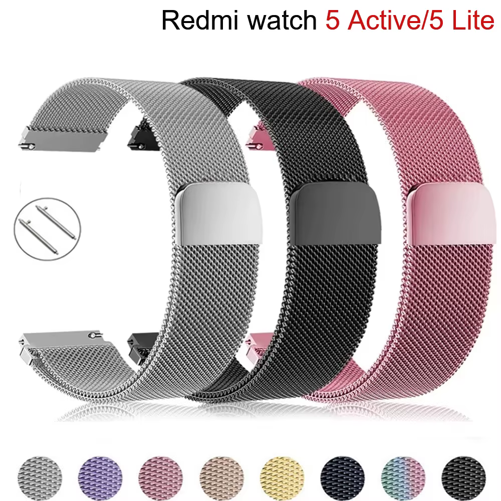 Bracelet en métal pour Redmi Watch 5 Active/5 Lite